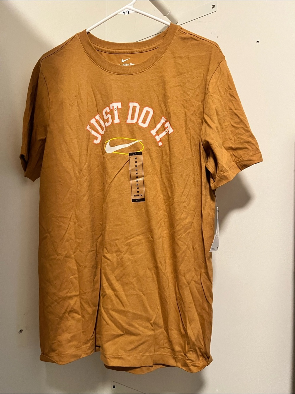 Nike Short Sleeve 'Just Do It.' Graphic Tee — Brown